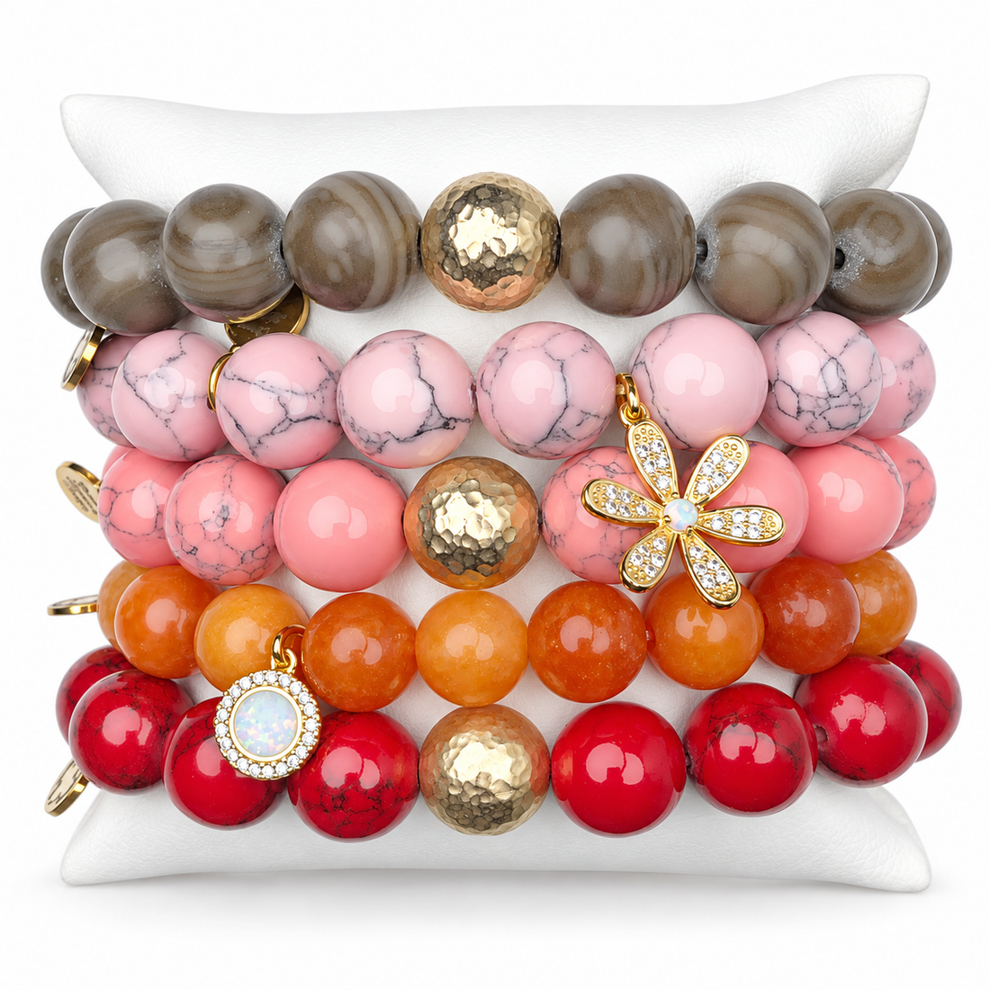 Red Sky At Night Armparty on white studio background