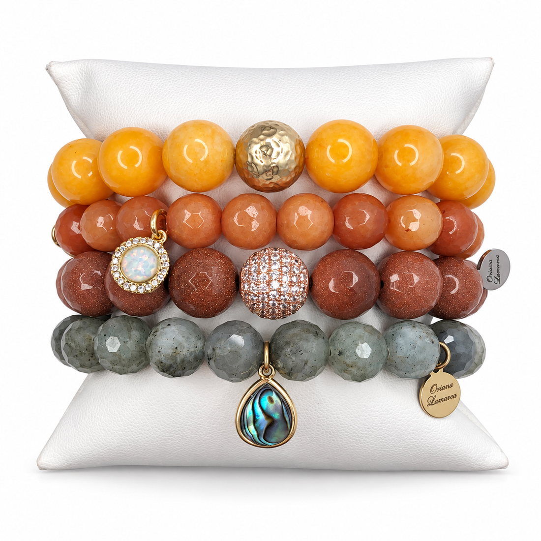 Smart Suits Armparty on white studio background
