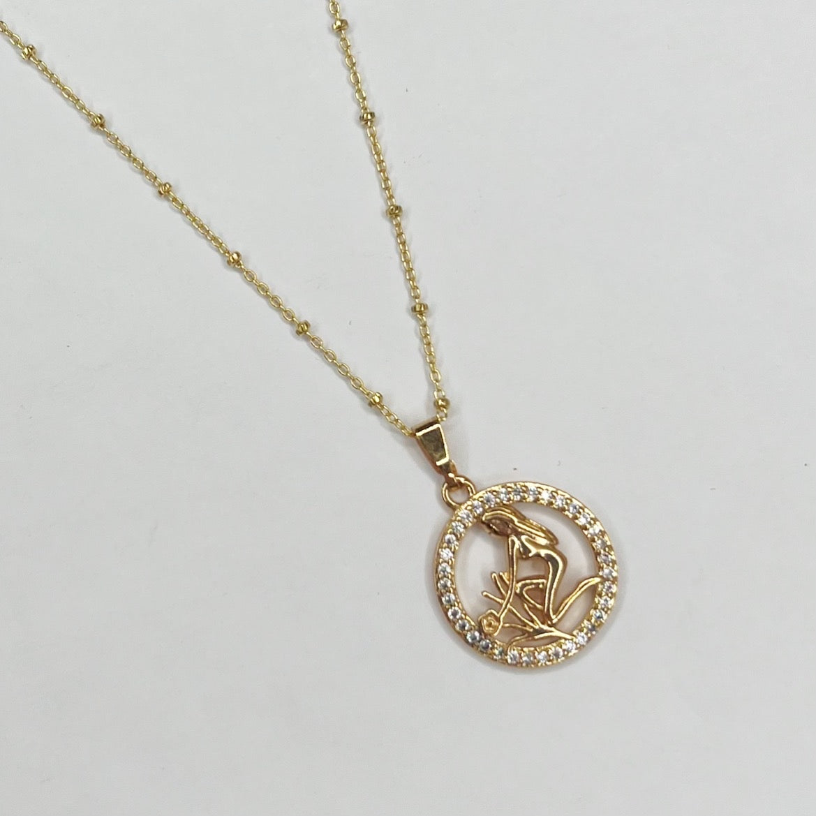 Pavé Virgo Necklace