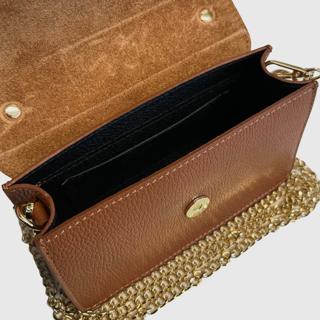 Angelina Orange Leather Handbag