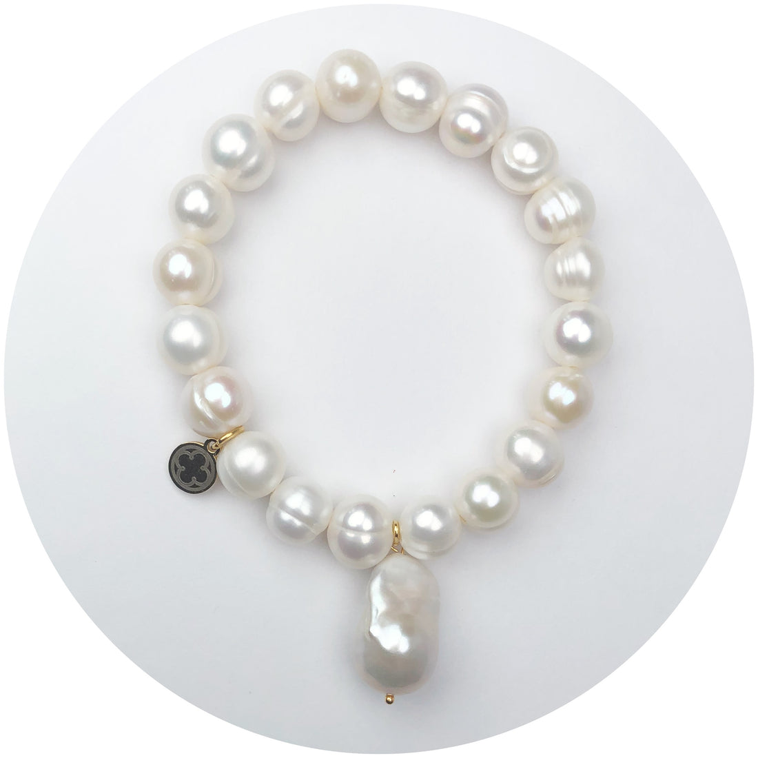 Freshwater Pearls with Baroque Pearl Drop Pendant