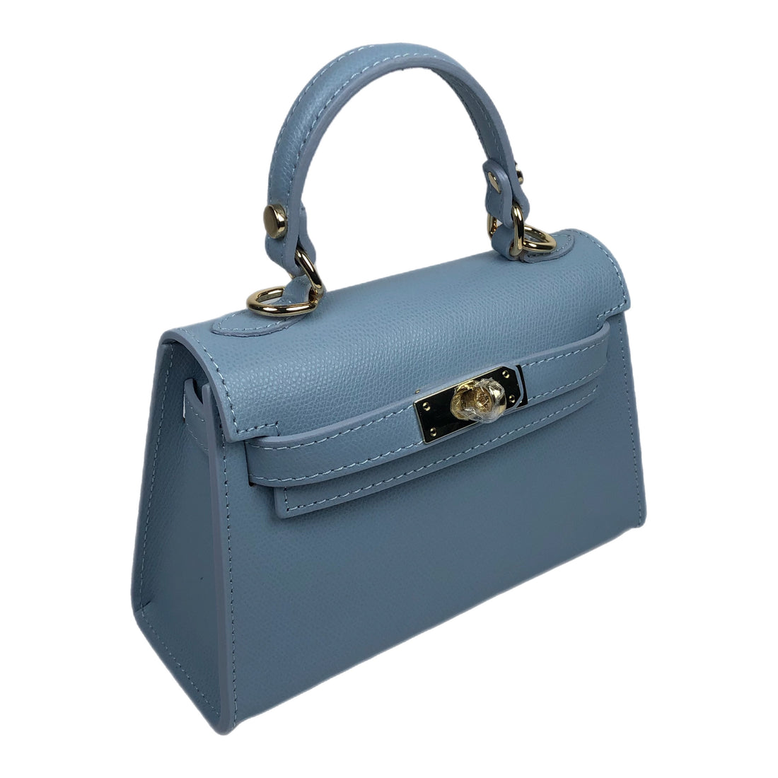 Sophie Light Blue Leather Handbag