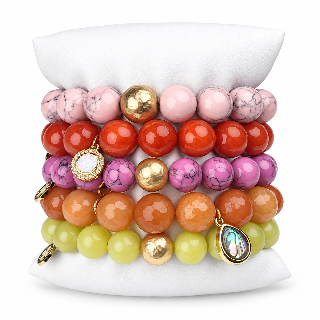Golden Hour Armparty on white studio background