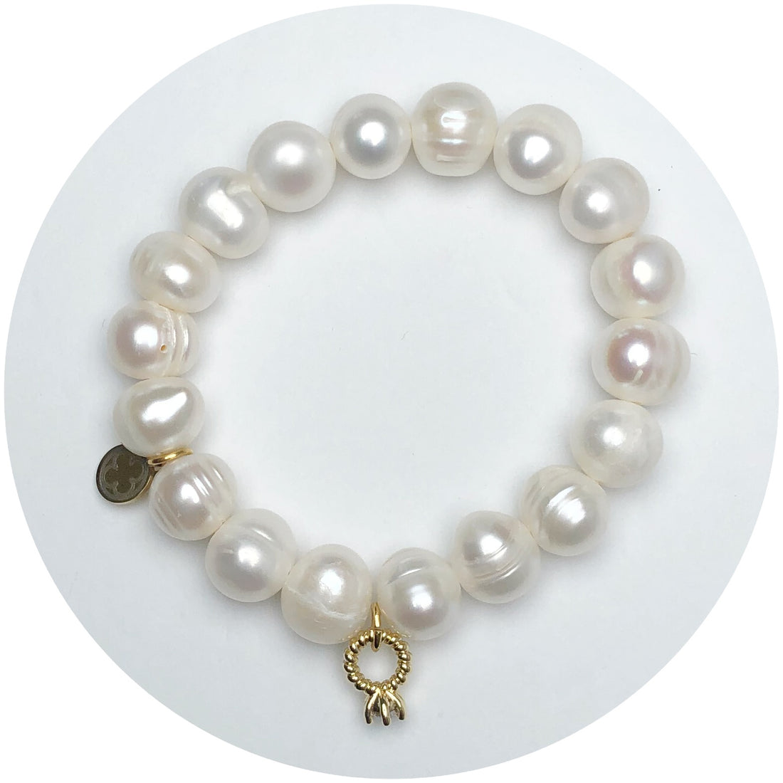 Freshwater Pearls with Diamond Ring Pendant - Oriana Lamarca LLC