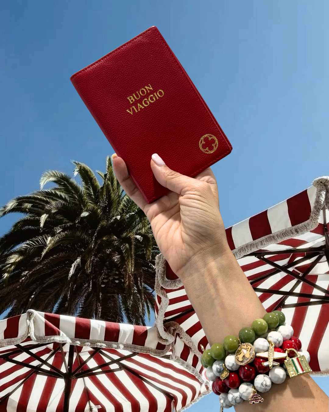 Red Leather Passport Cover