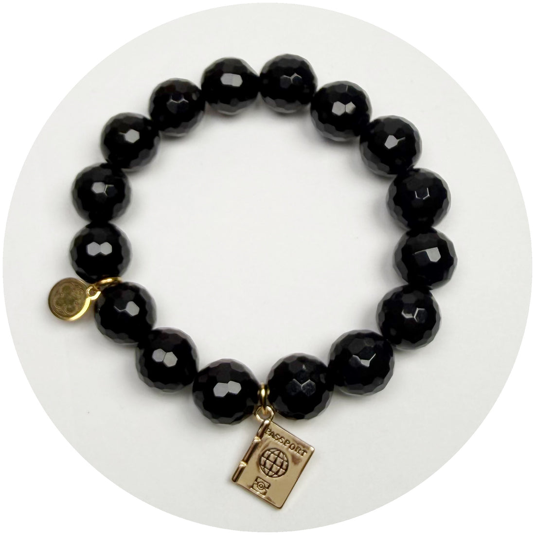 Black Onyx with Passport Pendant