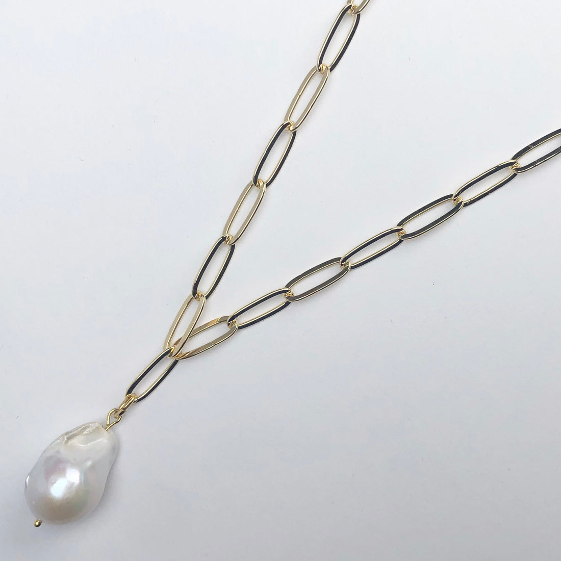 Pearl Drop Necklace - Oriana Lamarca LLC