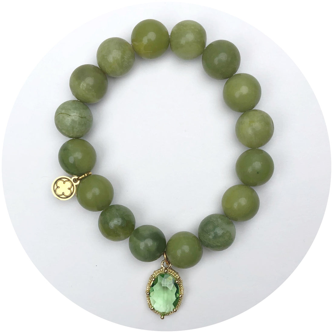 Green Garnet with Green Hidden Gem
