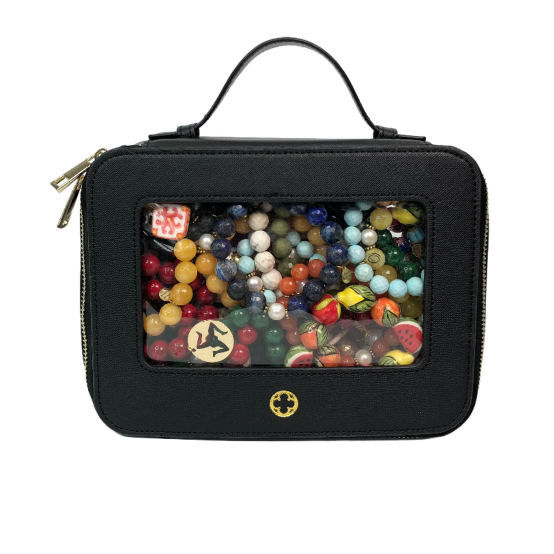 Large Leather Armcandy Travel Case - Oriana Lamarca LLC