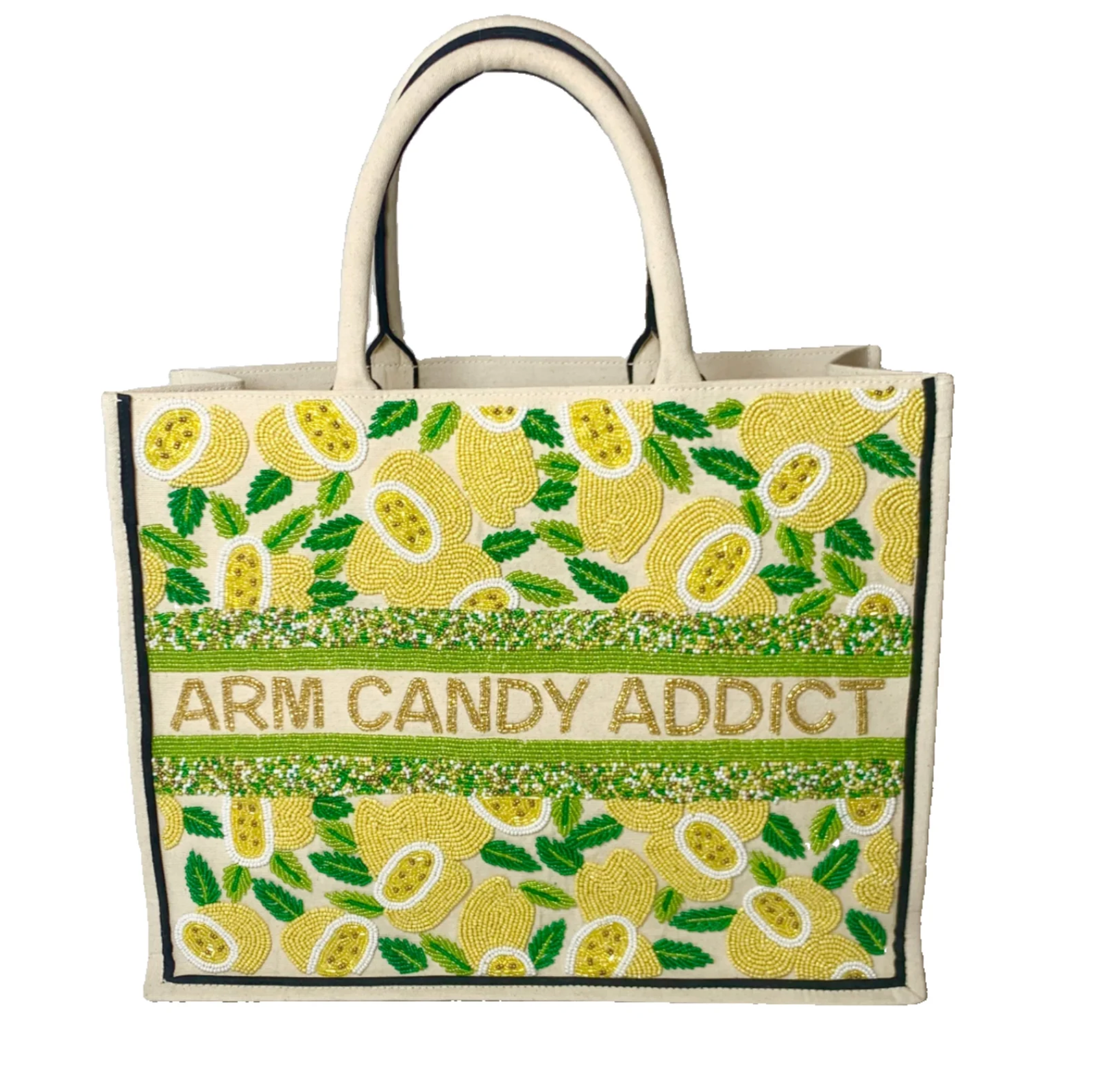 Bianca Lemon Customizable Beaded Bag – Oriana Lamarca Designs