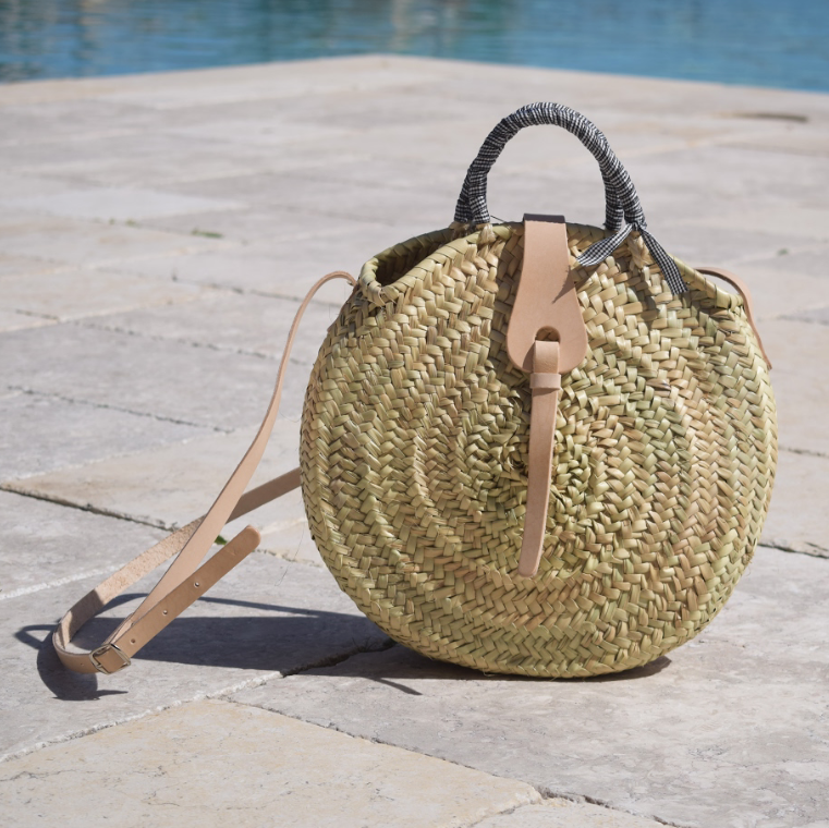 Round crossbody 2025 straw bag