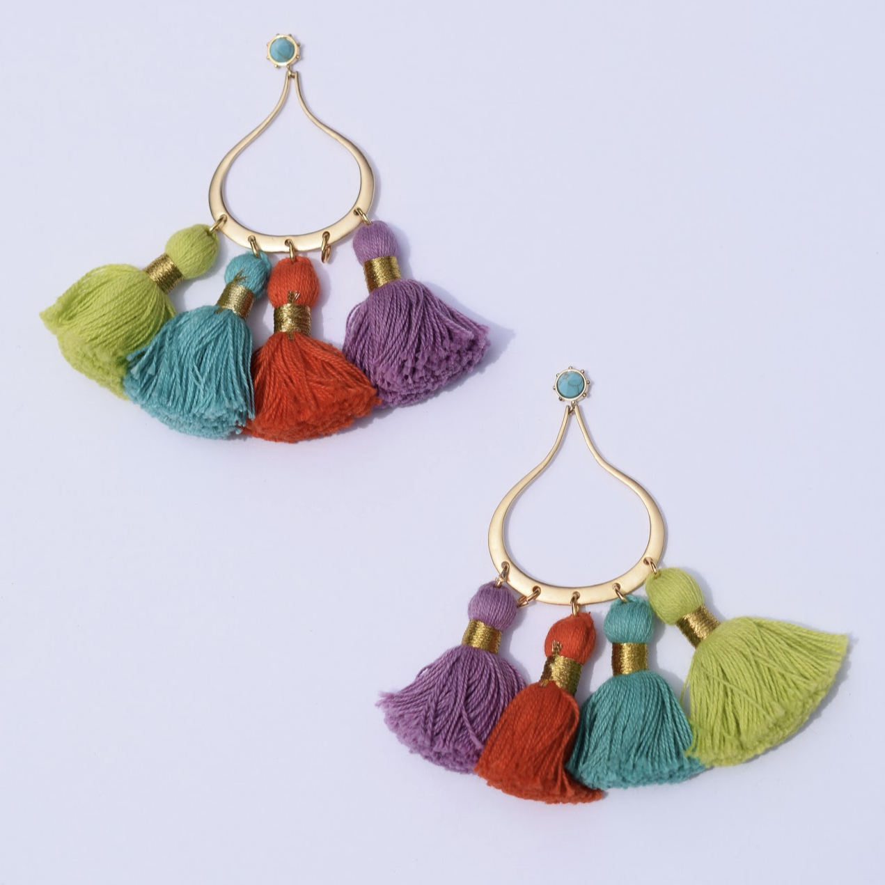 Miami Chic Tassel Earrings Oriana Lamarca LLC