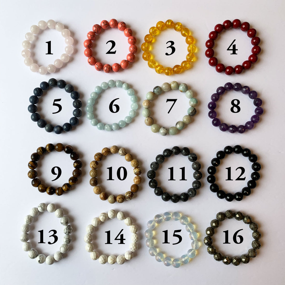 White Howlite with Gold Heart Angel Wings - Oriana Lamarca LLC