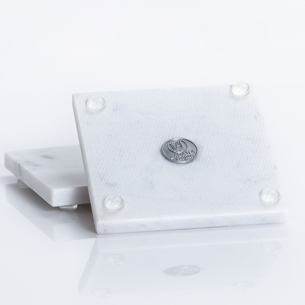 Carrara Marble Large Swarovski Crystal Snuffer - Oriana Lamarca LLC