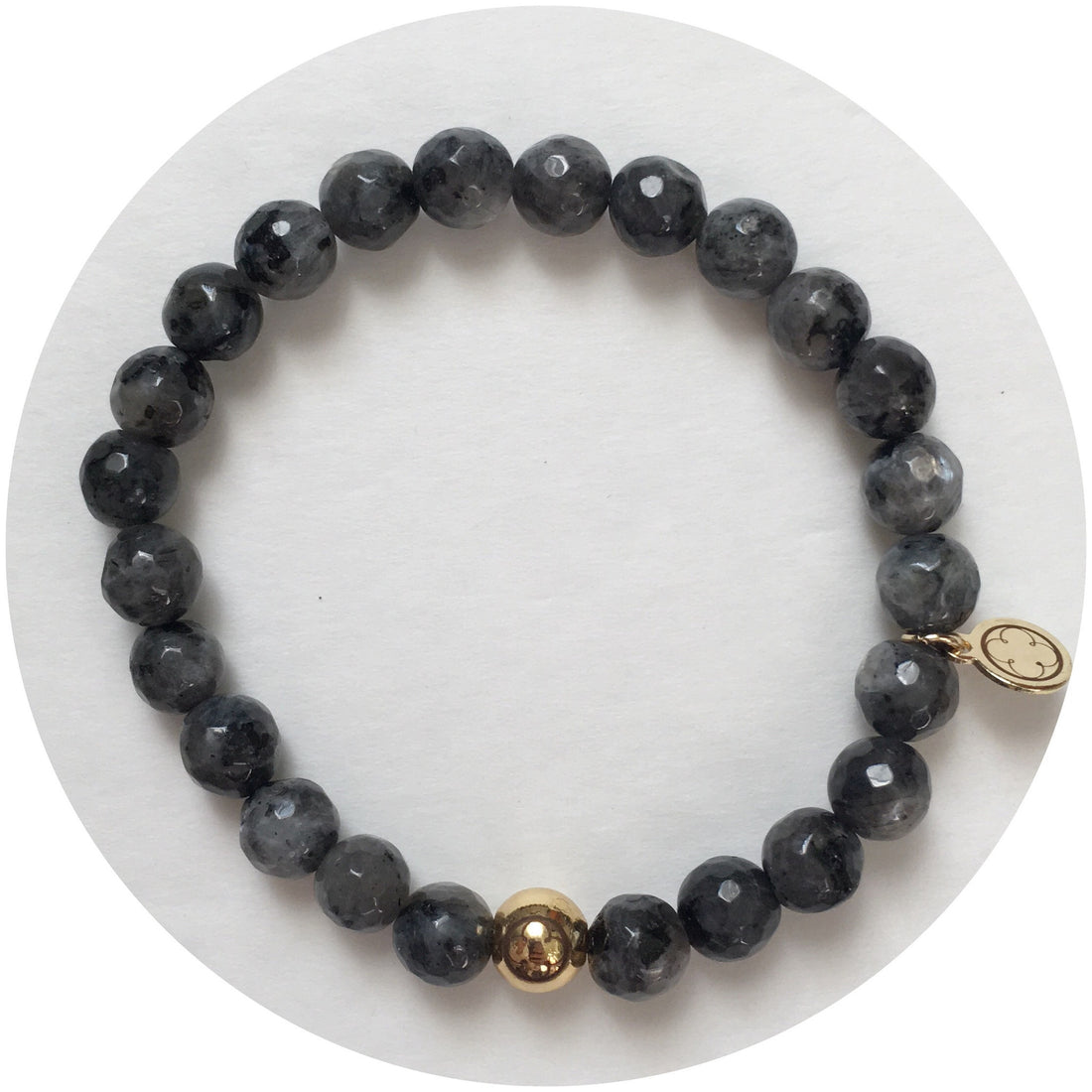 Mens Labradorite with Gold Accent - Oriana Lamarca LLC