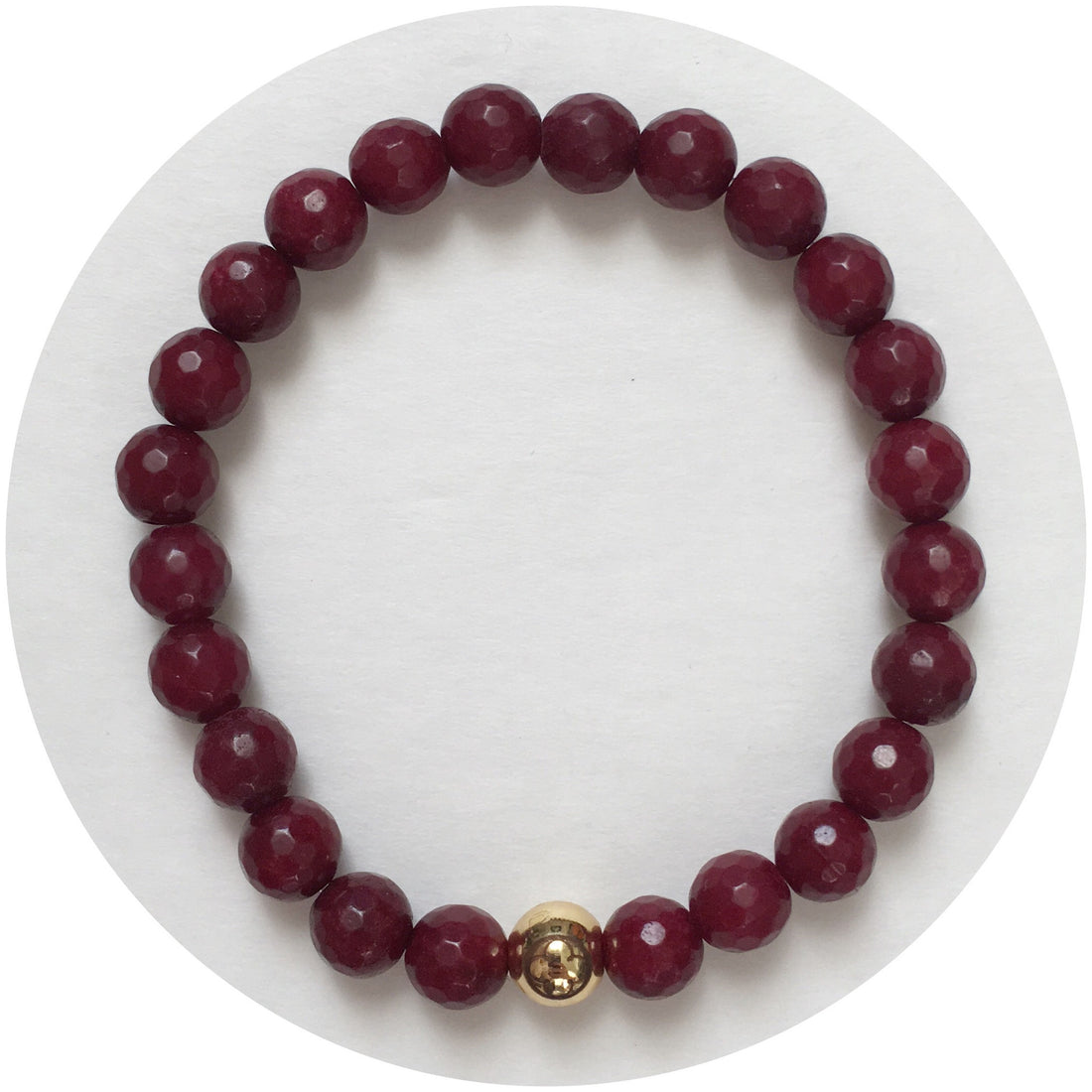 Mens Marsala Jade with Gold Accent - Oriana Lamarca LLC