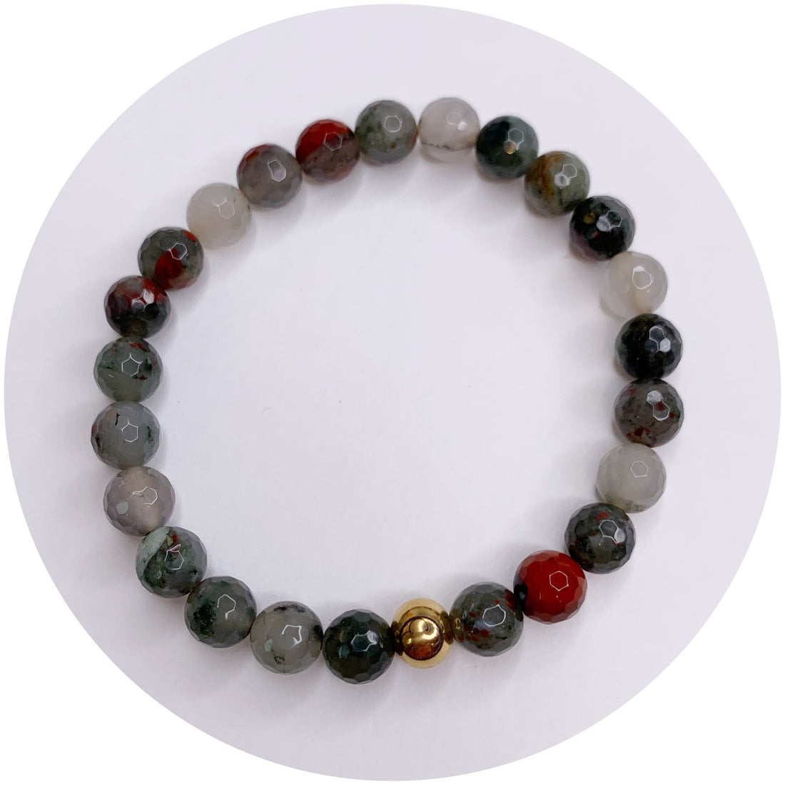 Mens African Quartz with Gold Accent - Oriana Lamarca LLC