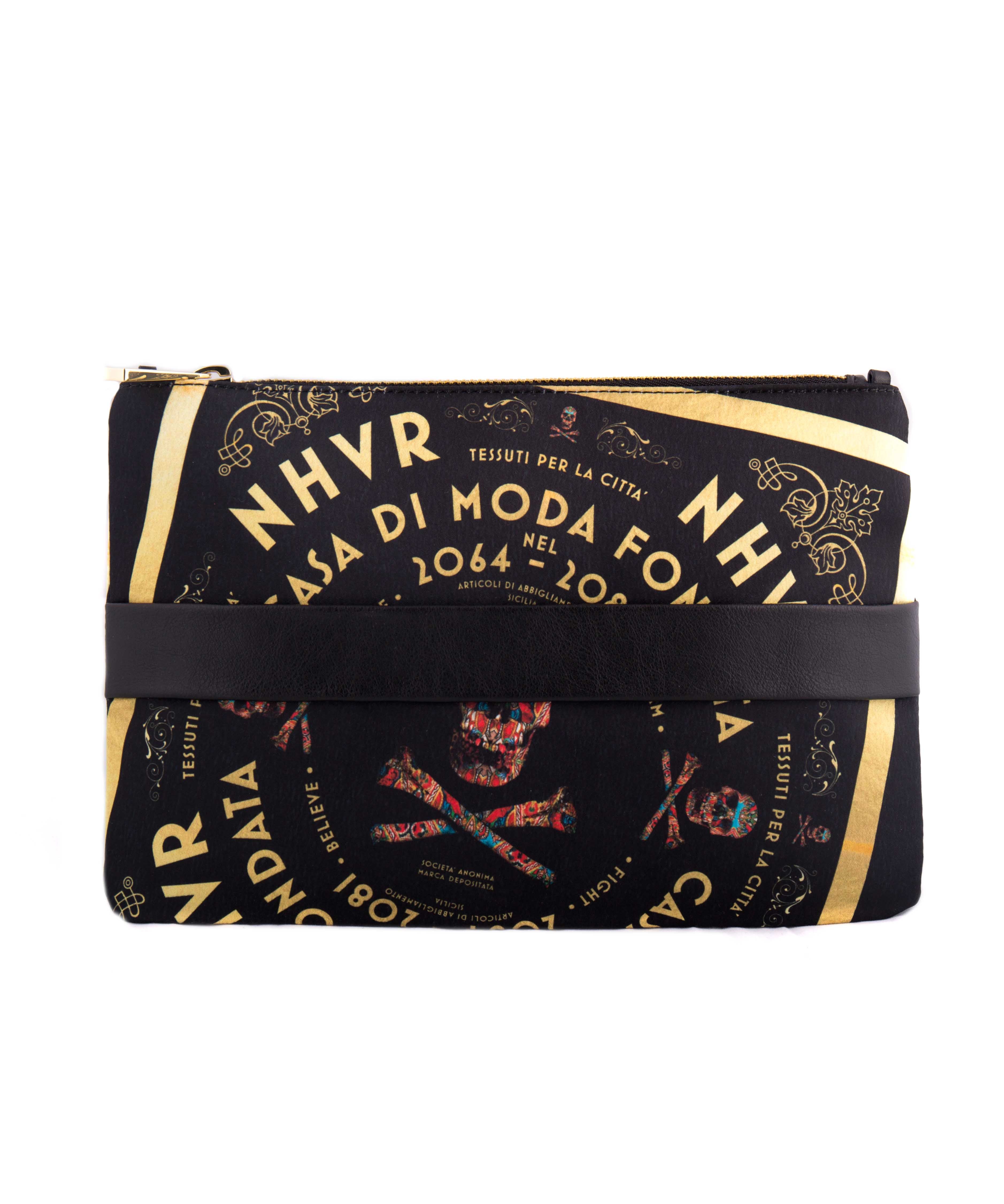 NHVR Pochette Skull Nero