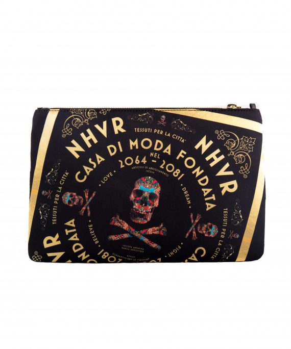 NHVR Pochette Skull Nero