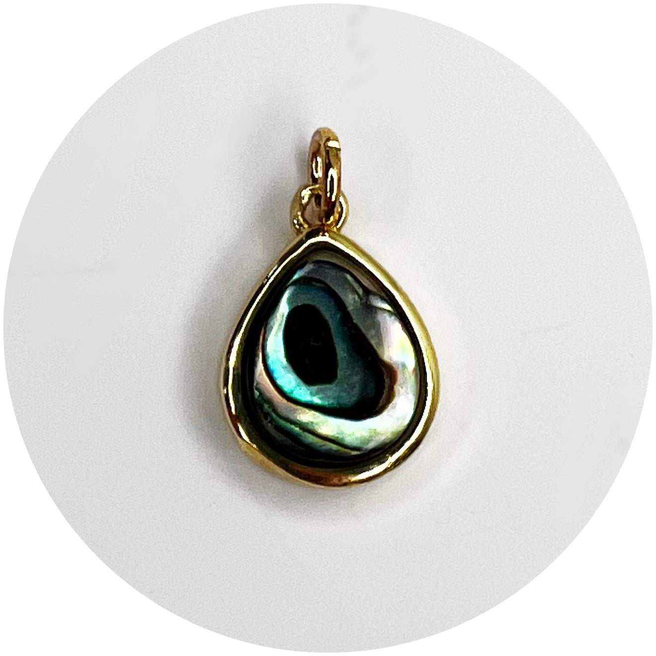Abalone Teardrop Pendant