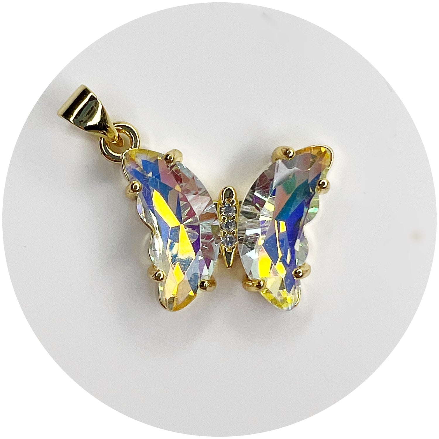 Opal Glass Butterfly