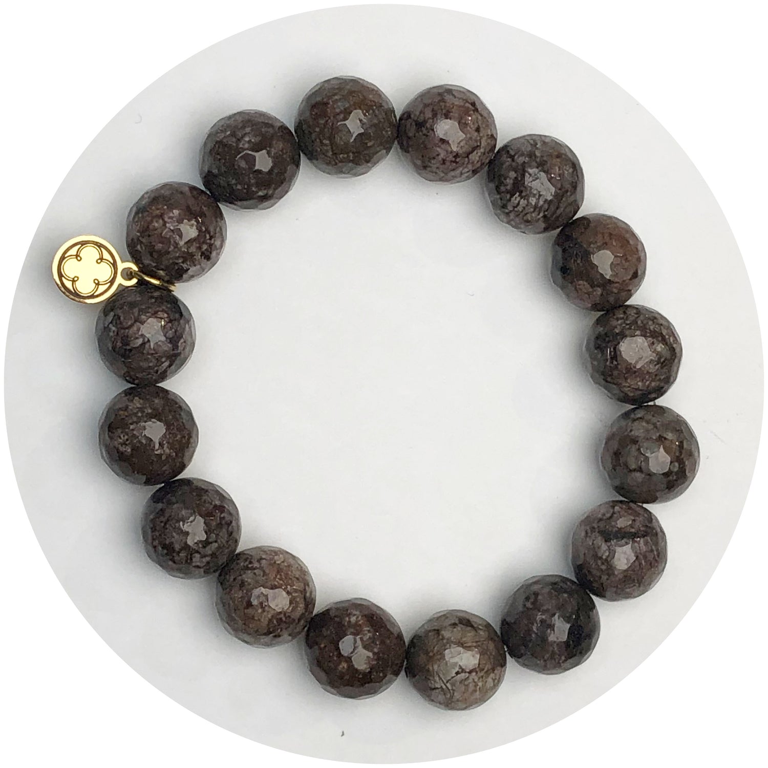 Cola Brown Jasper Beaded Bracelet