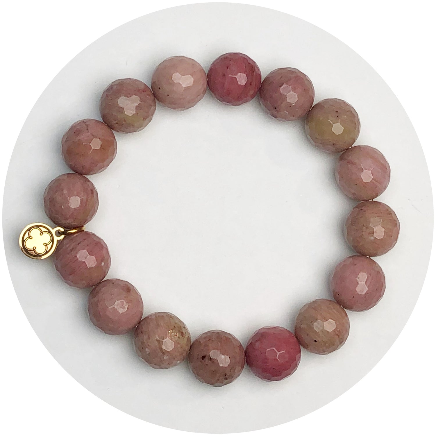 Rhodonite Beaded Bracelet