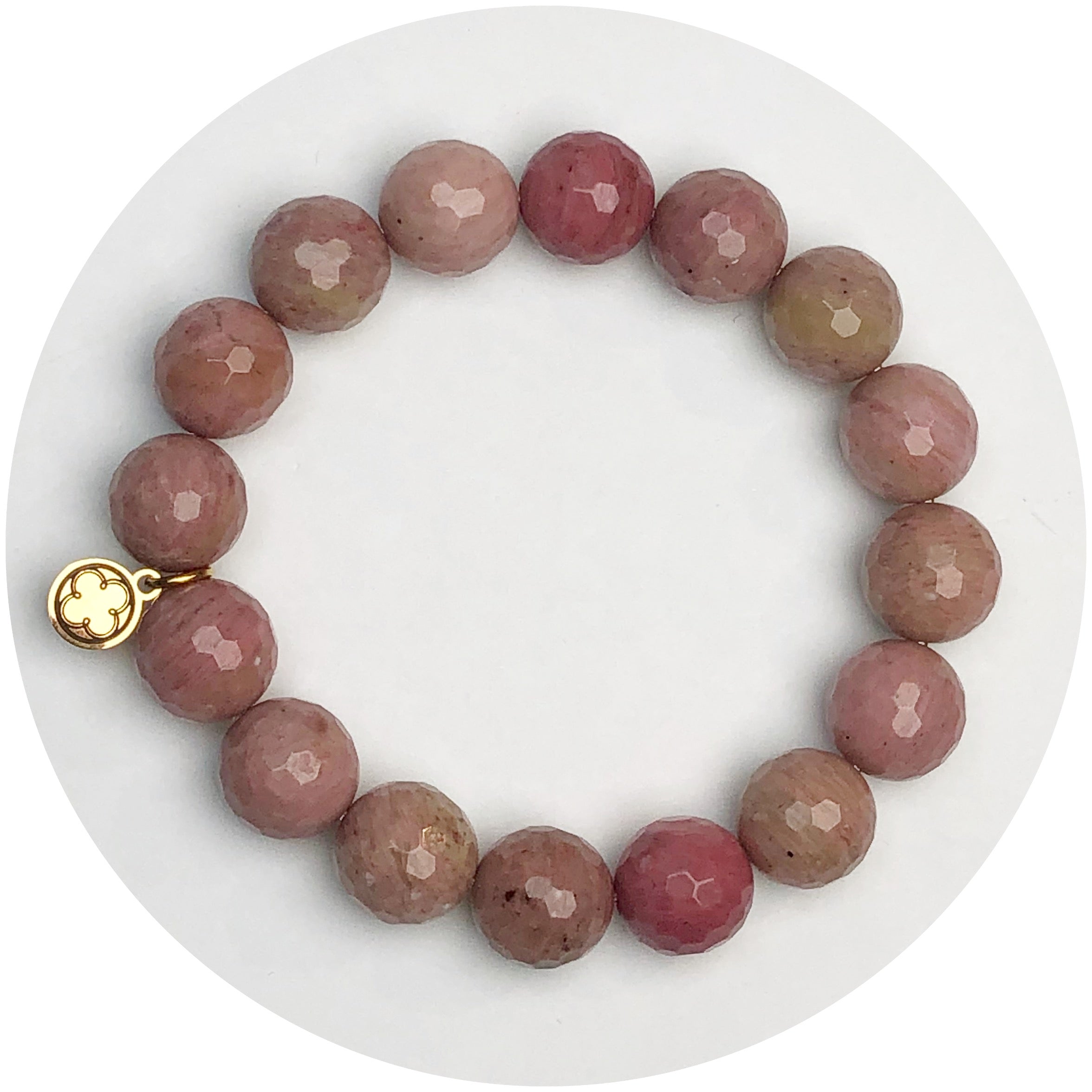 Rhodonite Beaded Bracelet