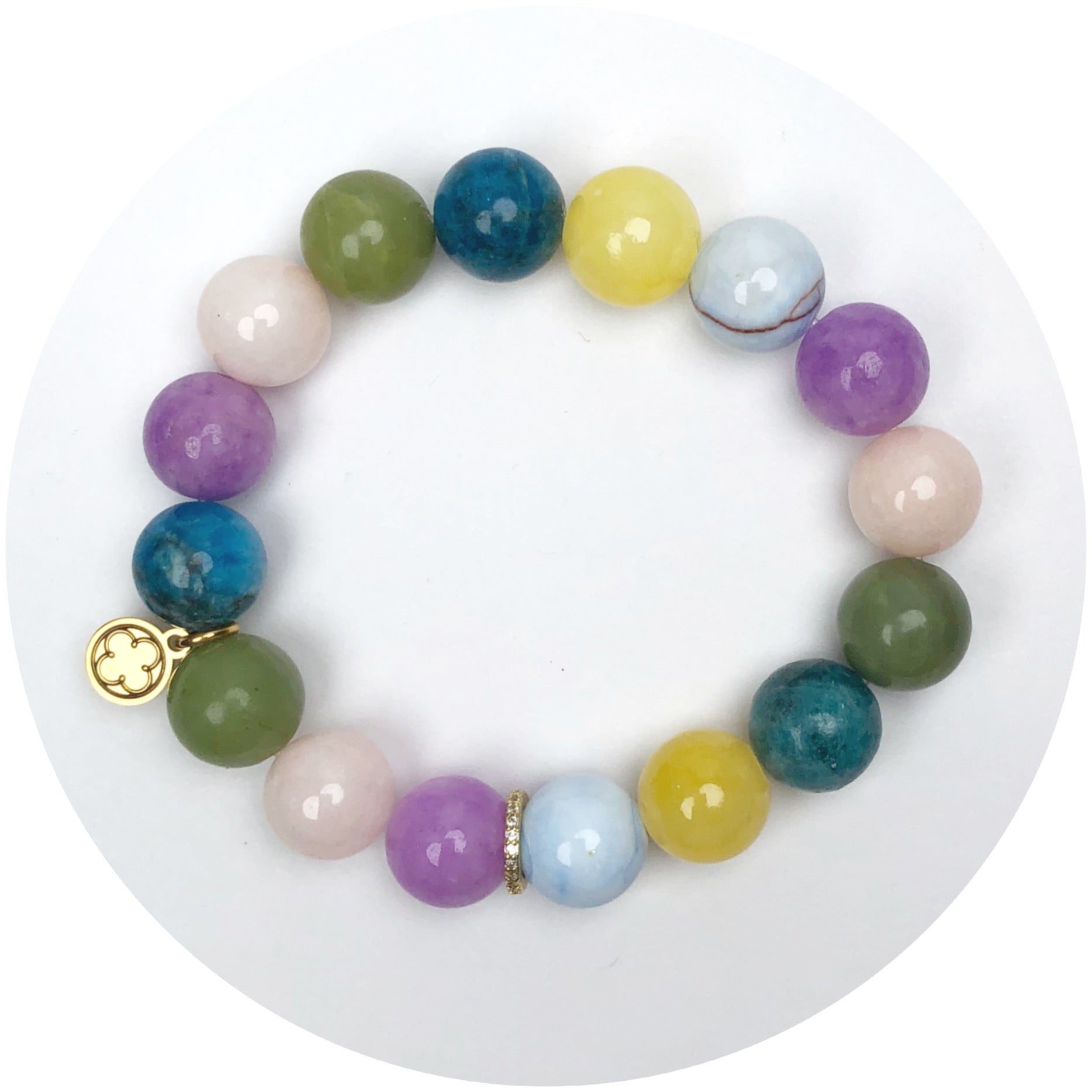 Mixed Chromatic with Pavé Spacer