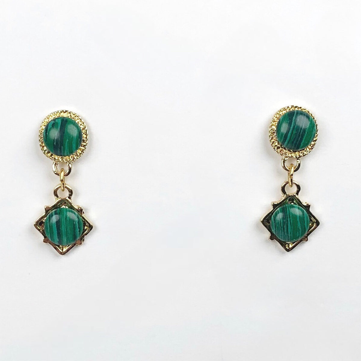 Malachite Earrings