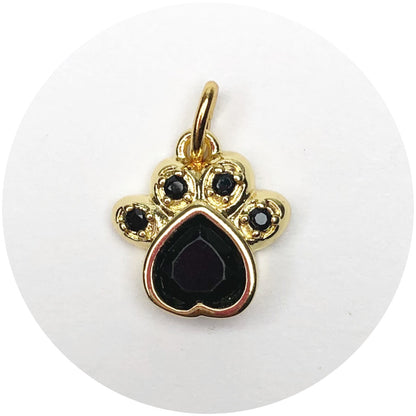 Black Paw Pendant