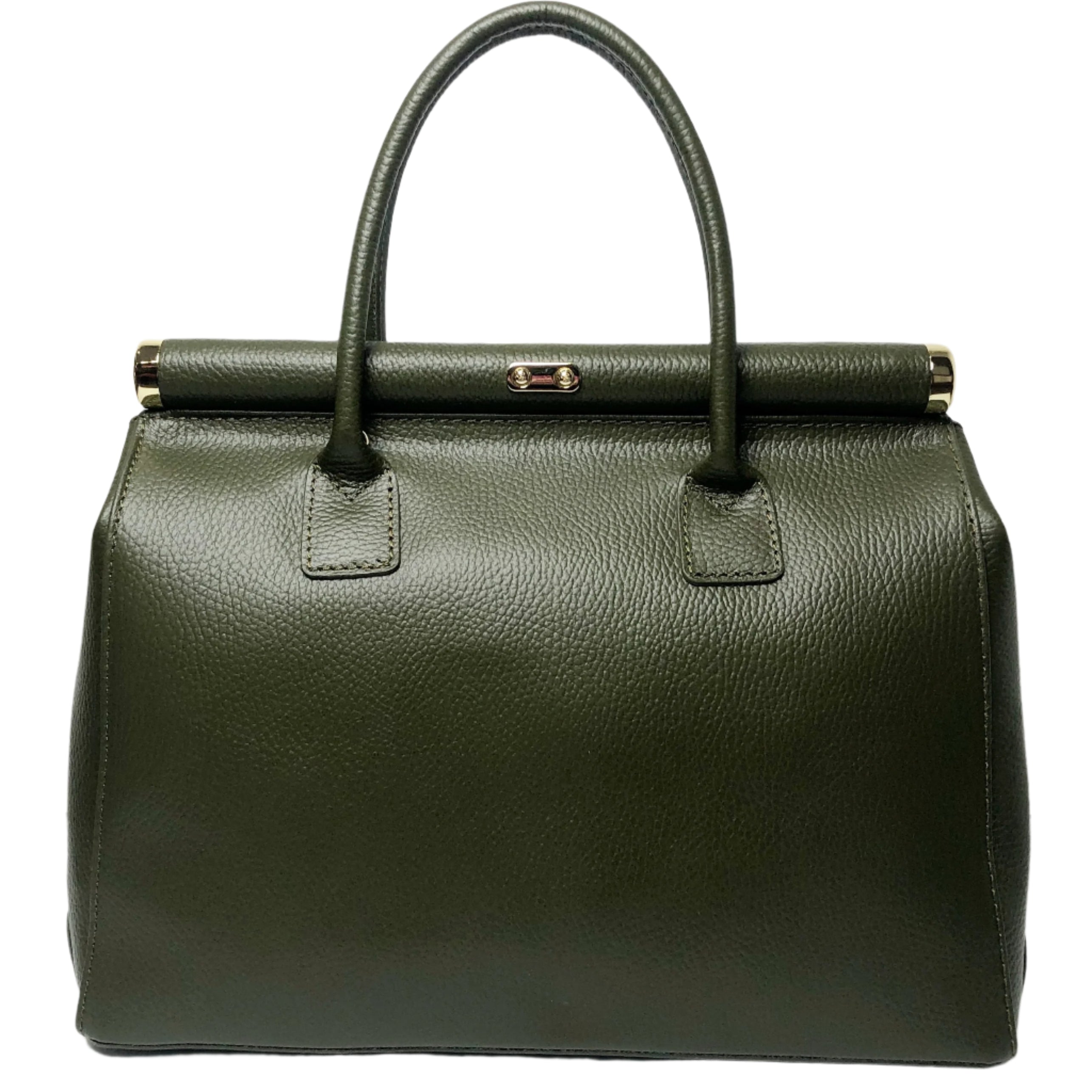 Caterina Olive Green Leather Handbag