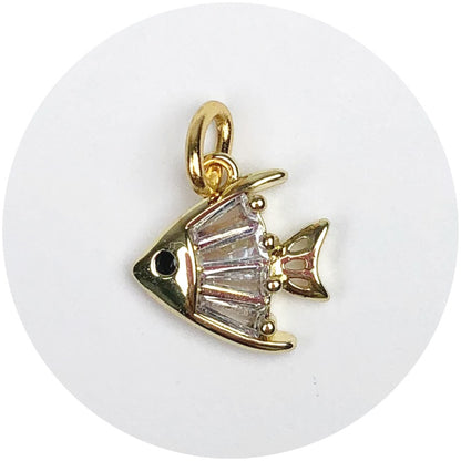 Pavé Fish Pendant