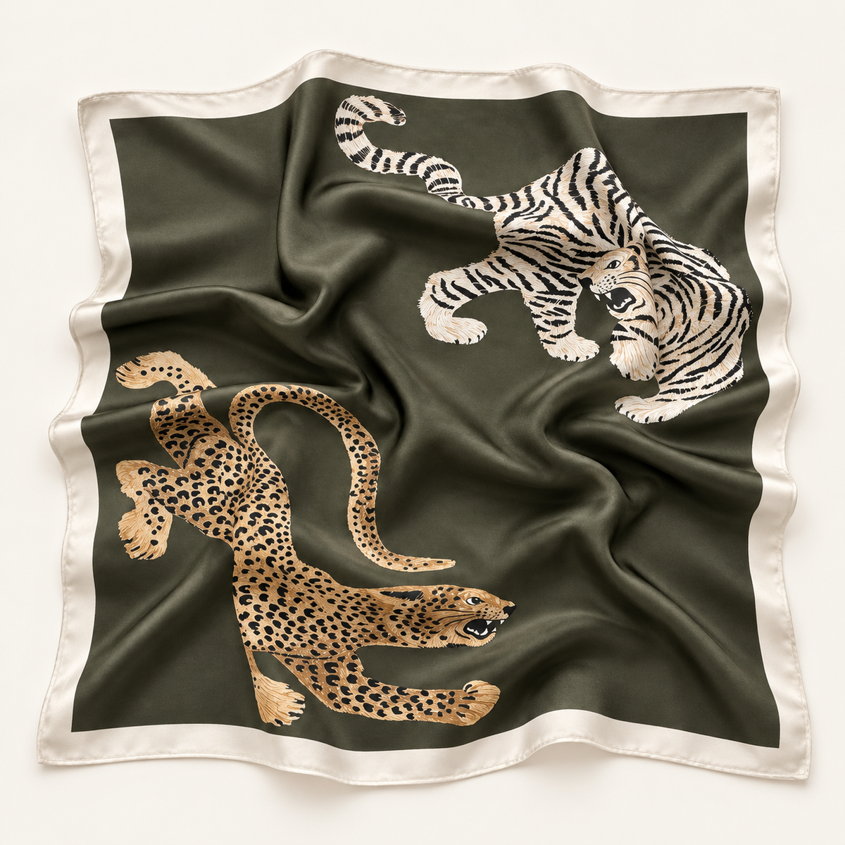Wild Instinct Verde Petite Foulard