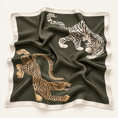 Wild Instinct Verde Petite Foulard