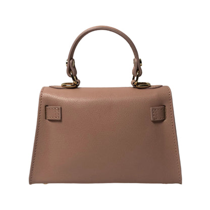 Sophie Rose Pink Leather Handbag