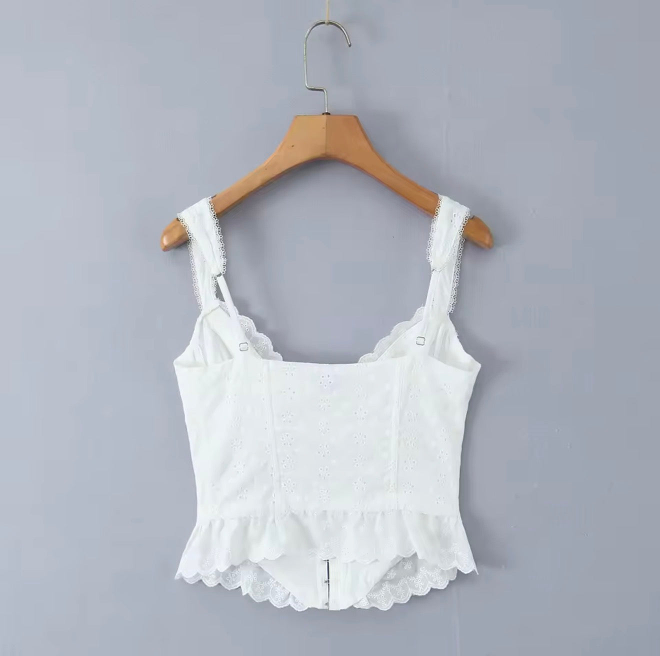 Fiore Eyelet Corset Top