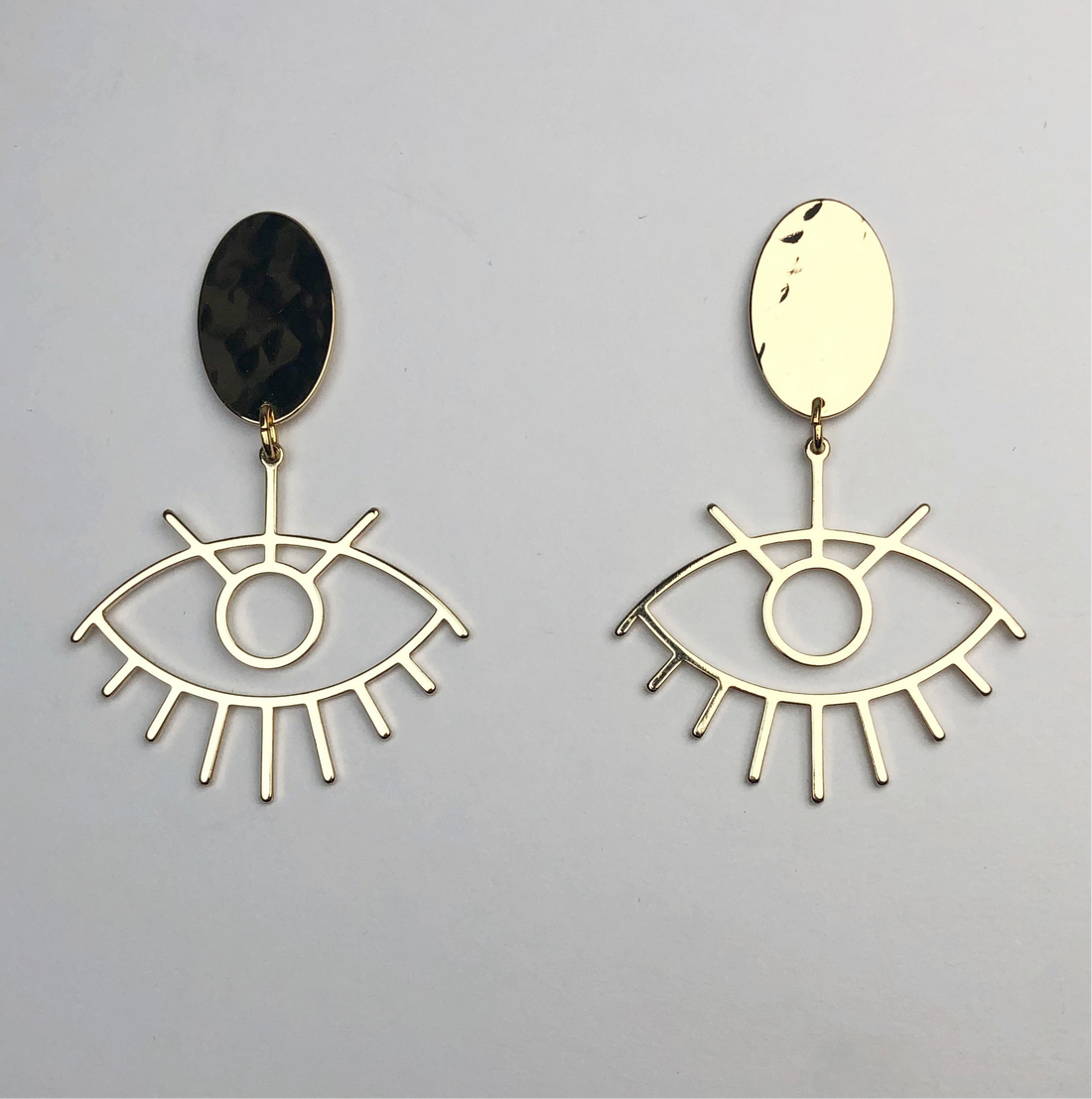 Rhodes Evil Eye Drop Earrings