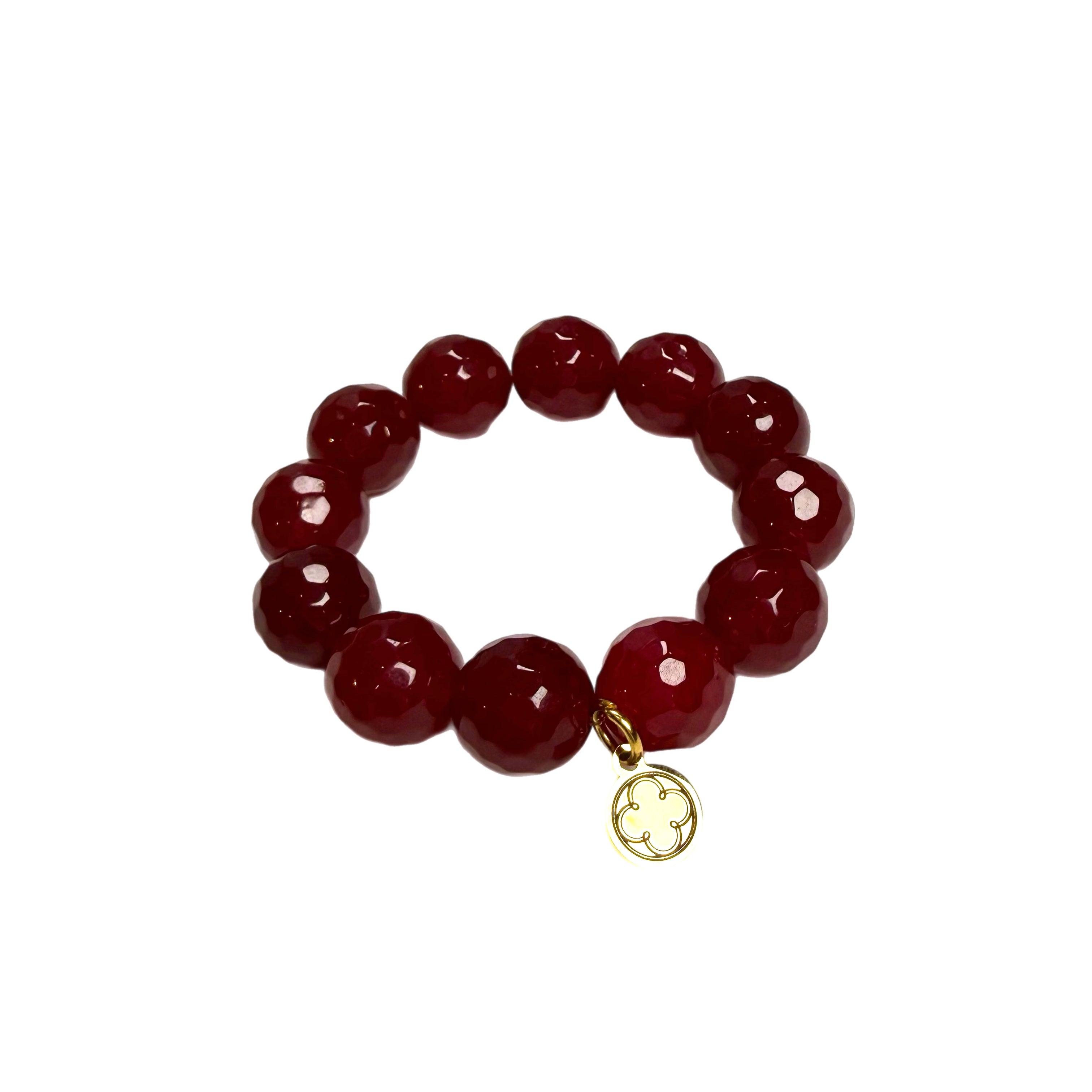 Marsala Jade Napkin Rings - Set of 4