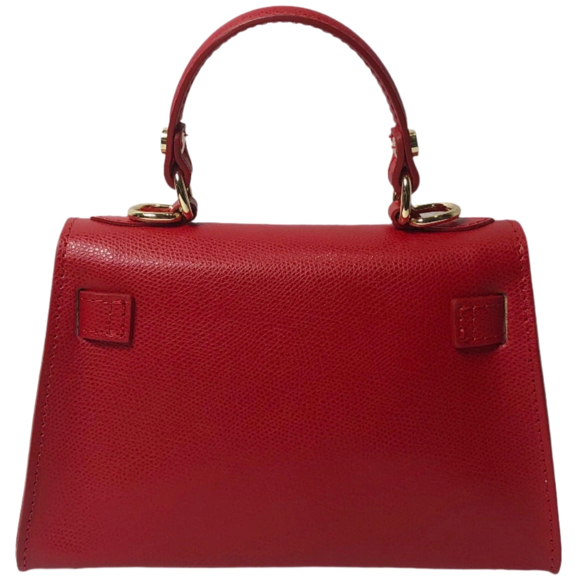 Sophie Red Leather Handbag