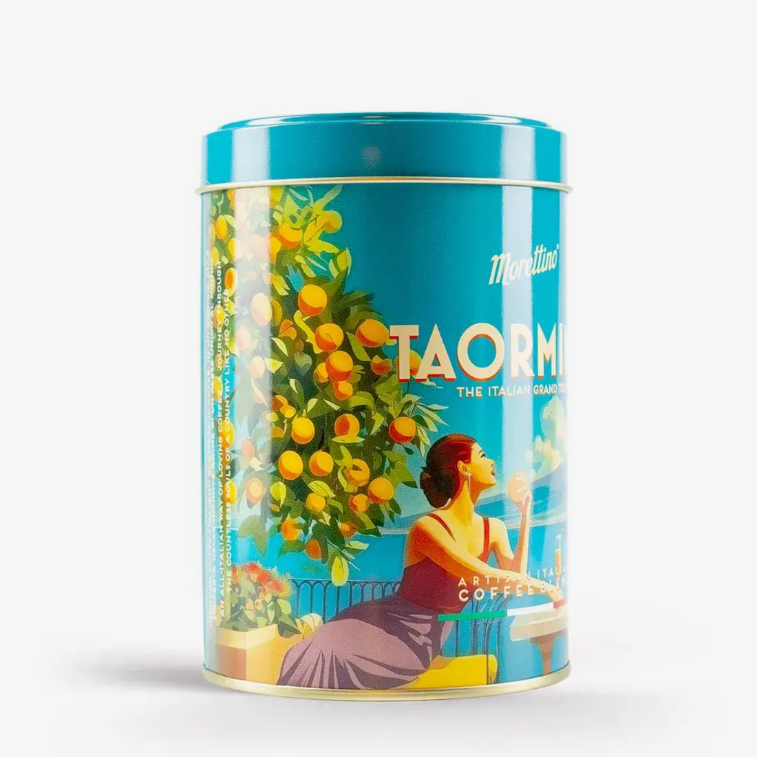 Morettino "Taormina" Ground Coffee in Tin - 250g - Oriana Lamarca LLC