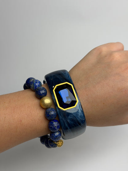 Isabella Sapphire Acrylic Bangle