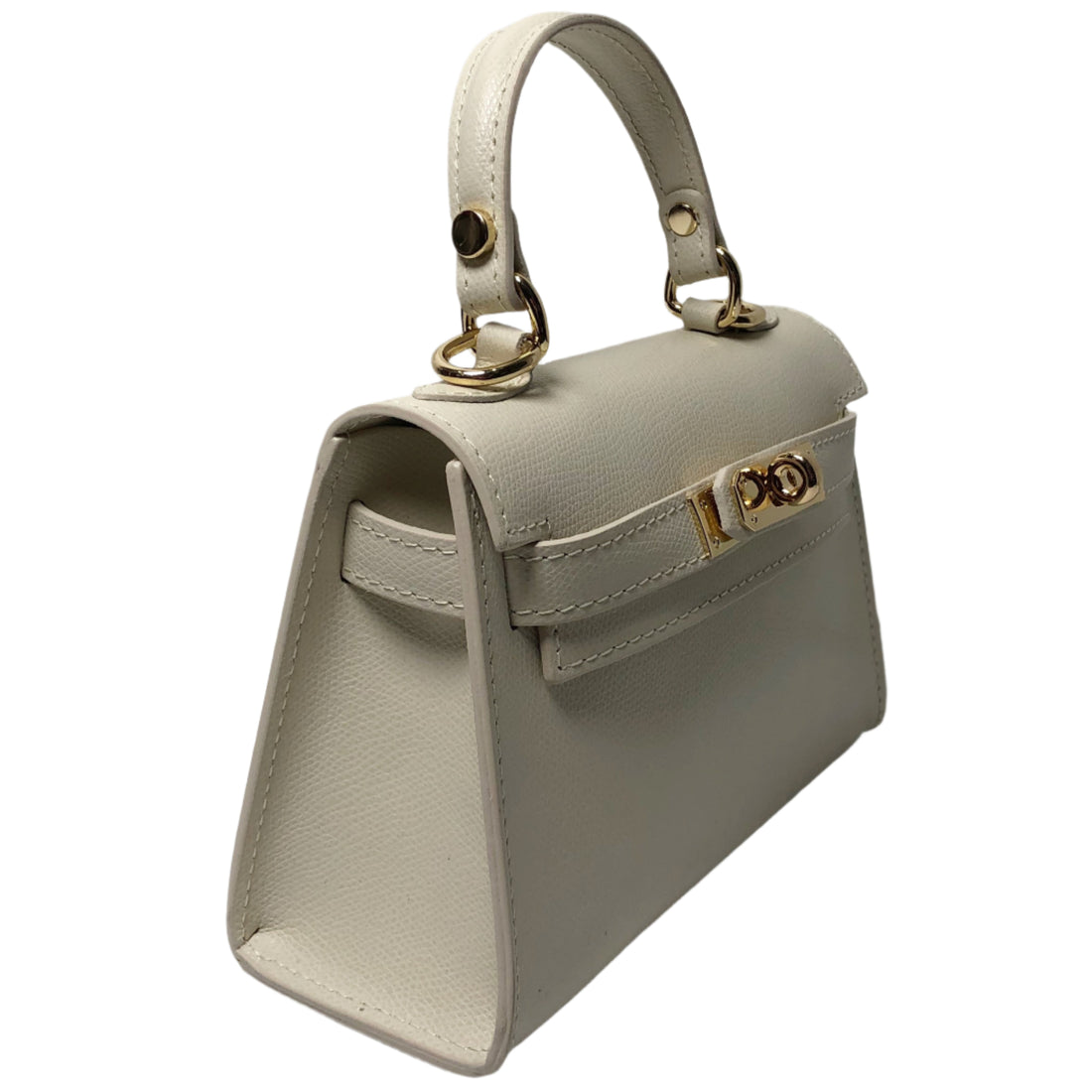 Sophie Creme Leather Handbag