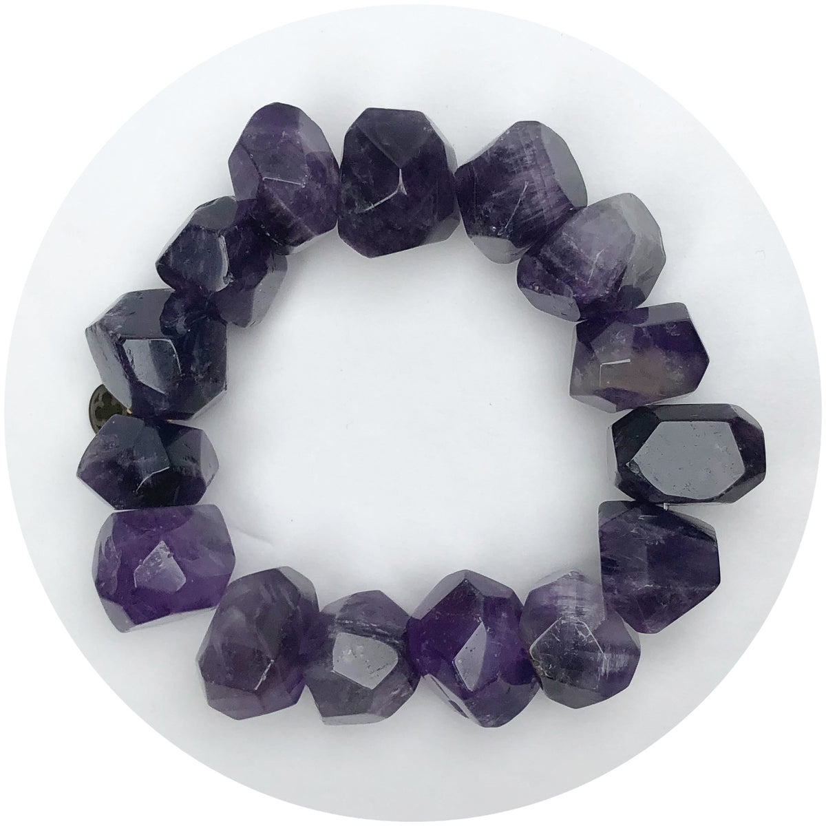 Violet Orchid Nugget Bracelet