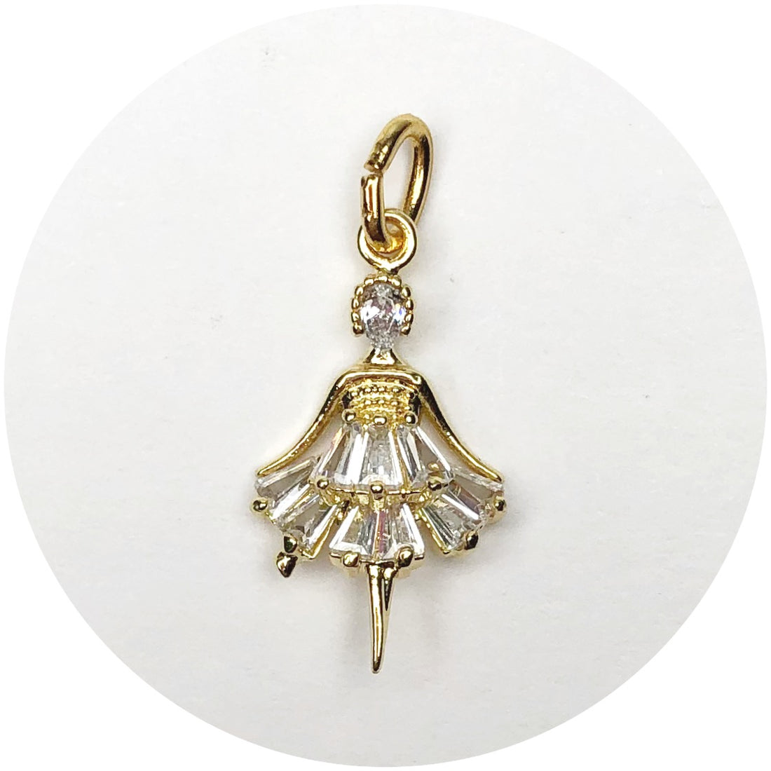 Pavé Ballerina Pendant