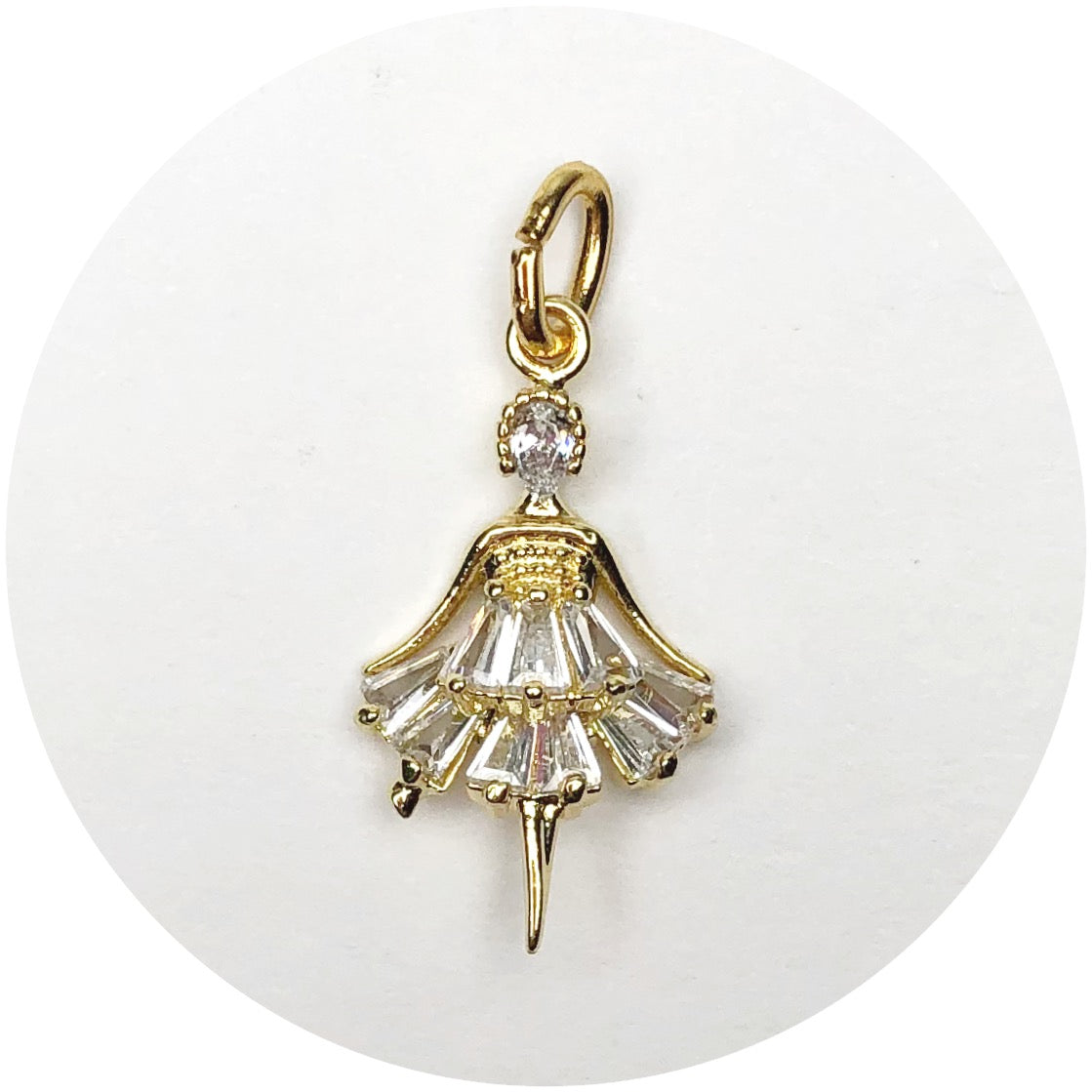 Pavé Ballerina Pendant