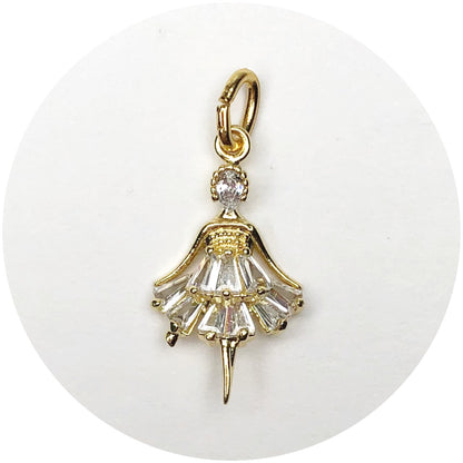 Pavé Ballerina Pendant
