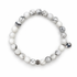 Mens White Howlite with Antique Silver Accent - Oriana LaMarca Designs