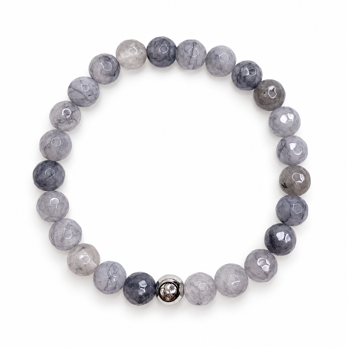 Mens Grey Quartz with Silver Accent - Oriana LaMarca Designs