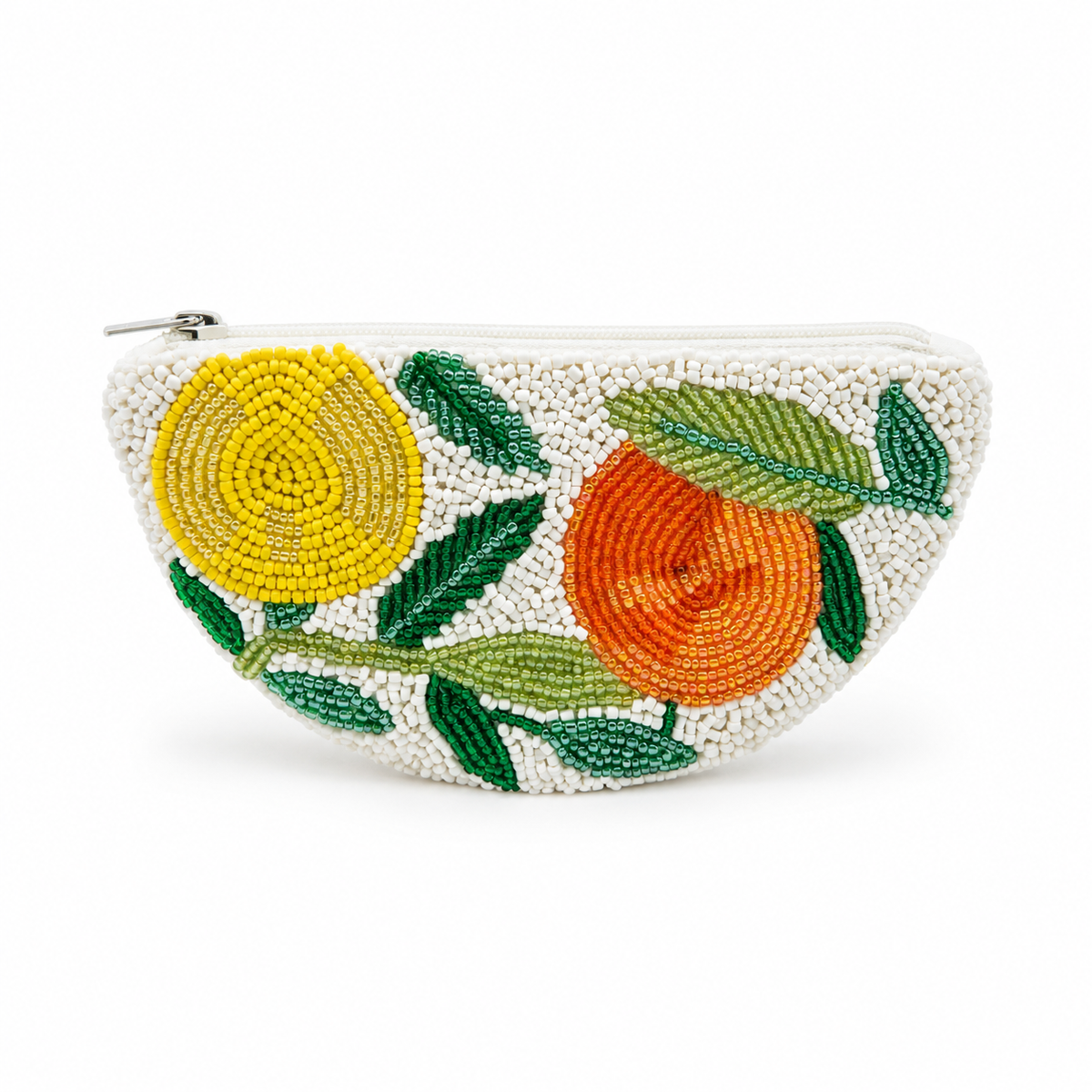 Citrus Beaded Coin Purse - Oriana LaMarca Designs